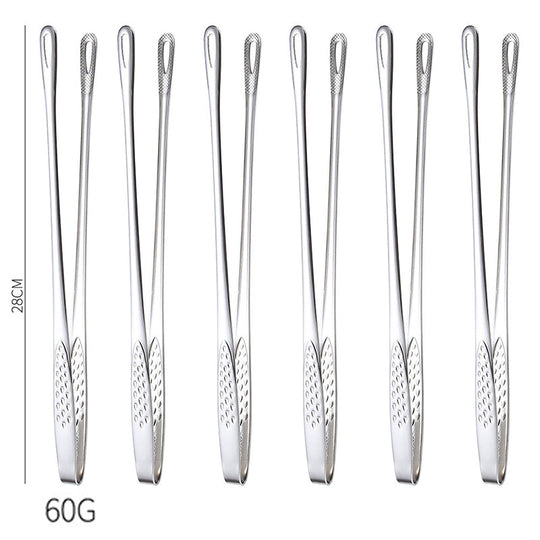 🏆 Last Day Special Price £9.99 ! 🔥Buy 2 Get 1 Free🎁28cm Super Long Stainless Steel Grill Tongs