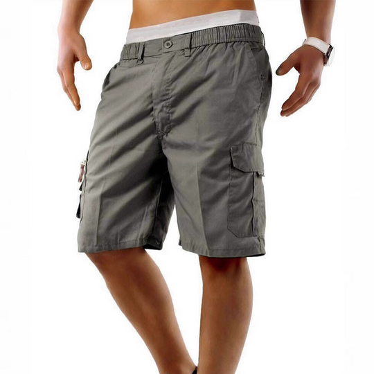 📢📢50% OFF !! ⏰Men's Cargo Shorts – Elastic Waist, Multi-Pocket, Durable