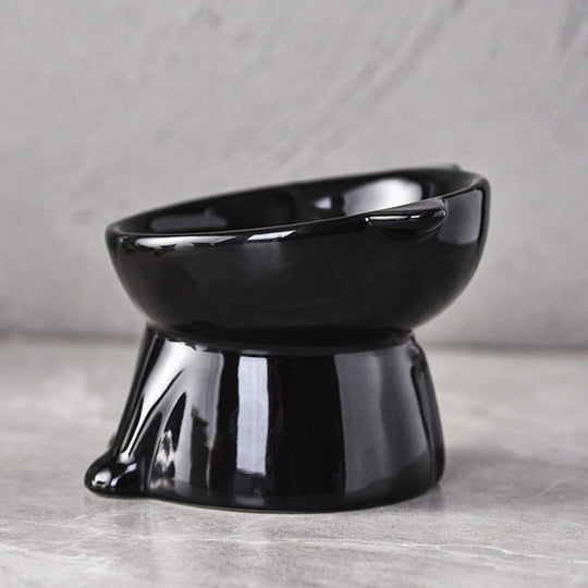 🐱 LIMITED-TIME 50% OFF! ✨ Ergonomic Elevated Cat Bowl – 15° Tilt, Ceramic, Anti-Ti