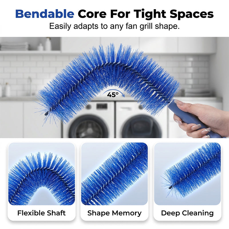 🧹 BUY 1 GET 1 FREE! ✨ 360° Flexible Cleaning Brush – Bendable, dense bristles & all-around reach – Perfect for corners, taps, or tight gaps – durable & easy to rinse 🔄