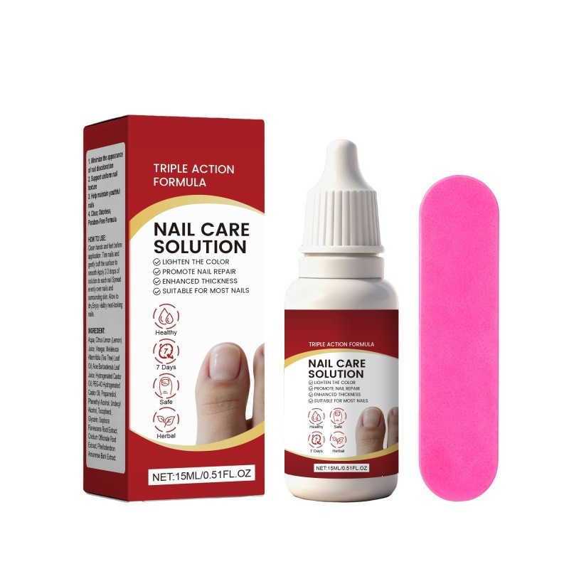 ⭐BUY 1 GET 1 FREE⭐🦶Triple Action Nail Care Kit – Reduces thickness, smooths surface, strengthens brittle nails. Dropper precision. Faster results! 💅✨