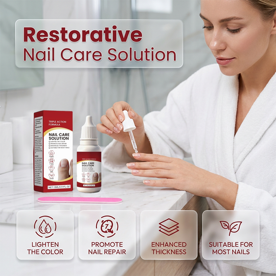 ⭐BUY 1 GET 1 FREE⭐🦶Triple Action Nail Care Kit – Reduces thickness, smooths surface, strengthens brittle nails. Dropper precision. Faster results! 💅✨