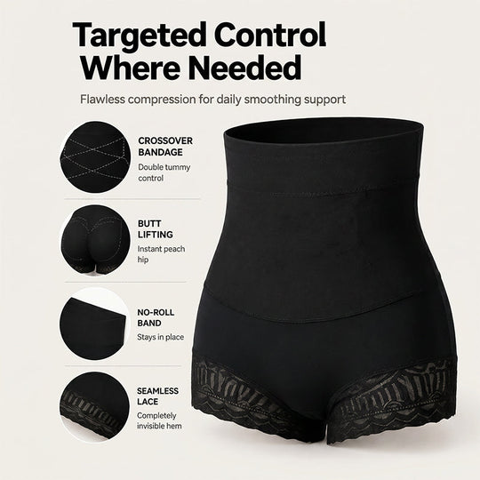 🥳2026 HOT SALE🥳💞50K+ SOLD!✨ 💝 Women's Cross Tummy Control Shapewear Panties