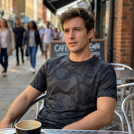 🏃‍♂️ 50% OFF NOW! 🌲 Men's Quick Dry Camo Sports T-Shirt – Moisture Wicking & Active Fit – Train in Style 💪