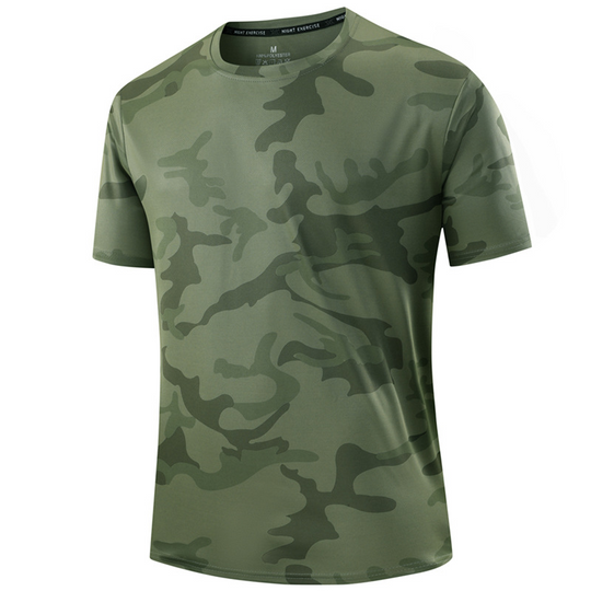 🏃‍♂️ 50% OFF NOW! 🌲 Men's Quick Dry Camo Sports T-Shirt – Moisture Wicking & Active Fit – Train in Style 💪