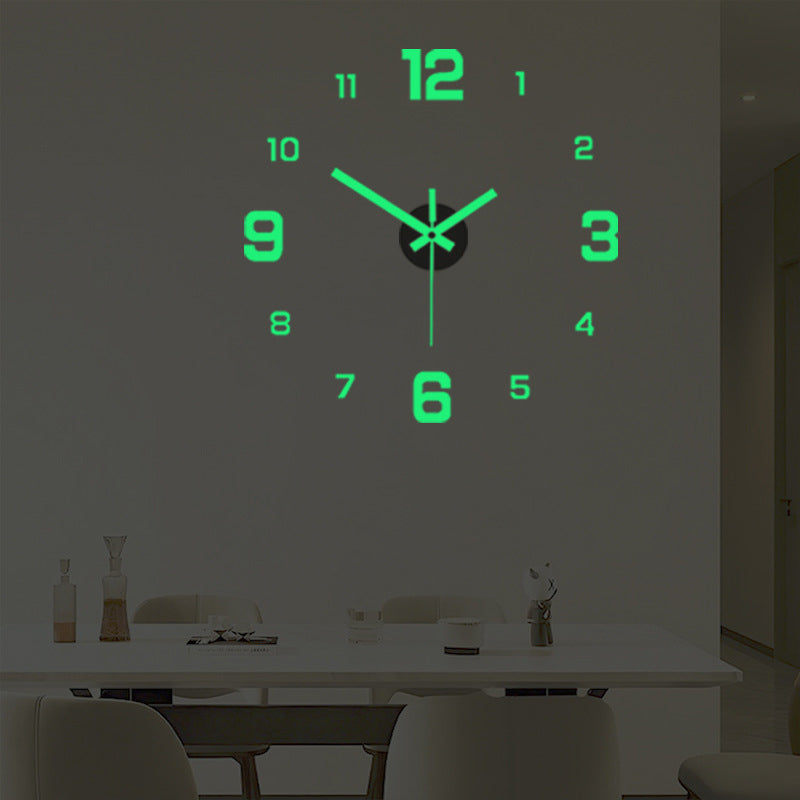 2026 HOT SALE50K+ SOLD!3D DIY Luminous Acrylic Wall Clock Set