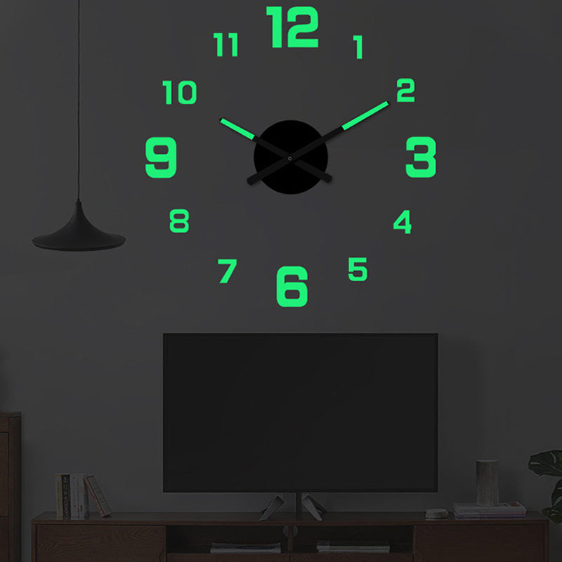 2026 HOT SALE50K+ SOLD!3D DIY Luminous Acrylic Wall Clock Set