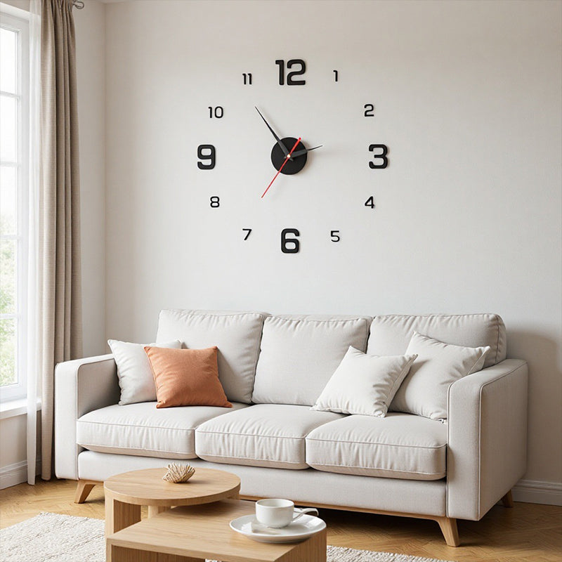 2026 HOT SALE50K+ SOLD!3D DIY Luminous Acrylic Wall Clock Set