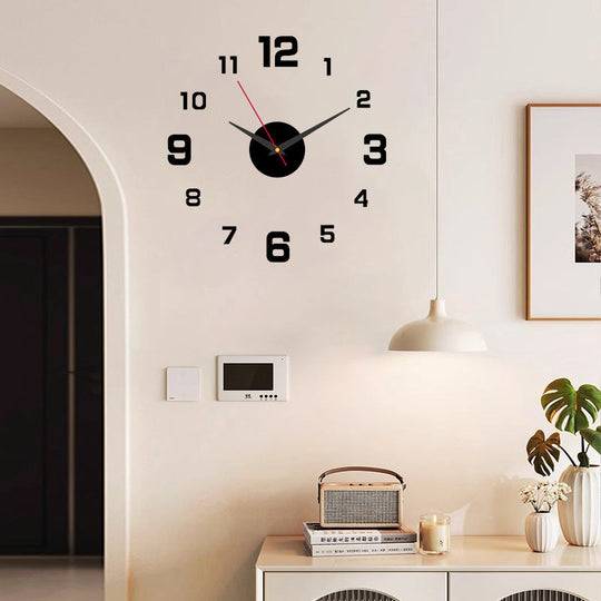 2026 HOT SALE50K+ SOLD!3D DIY Luminous Acrylic Wall Clock Set