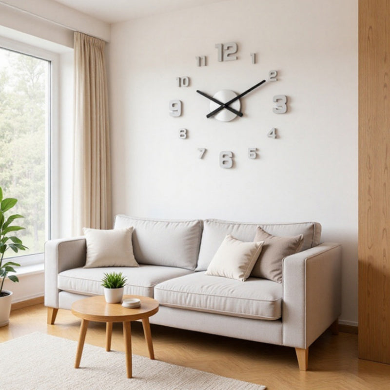 2026 HOT SALE50K+ SOLD!3D DIY Luminous Acrylic Wall Clock Set