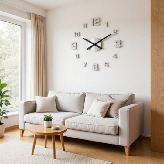 2026 HOT SALE50K+ SOLD!3D DIY Luminous Acrylic Wall Clock Set