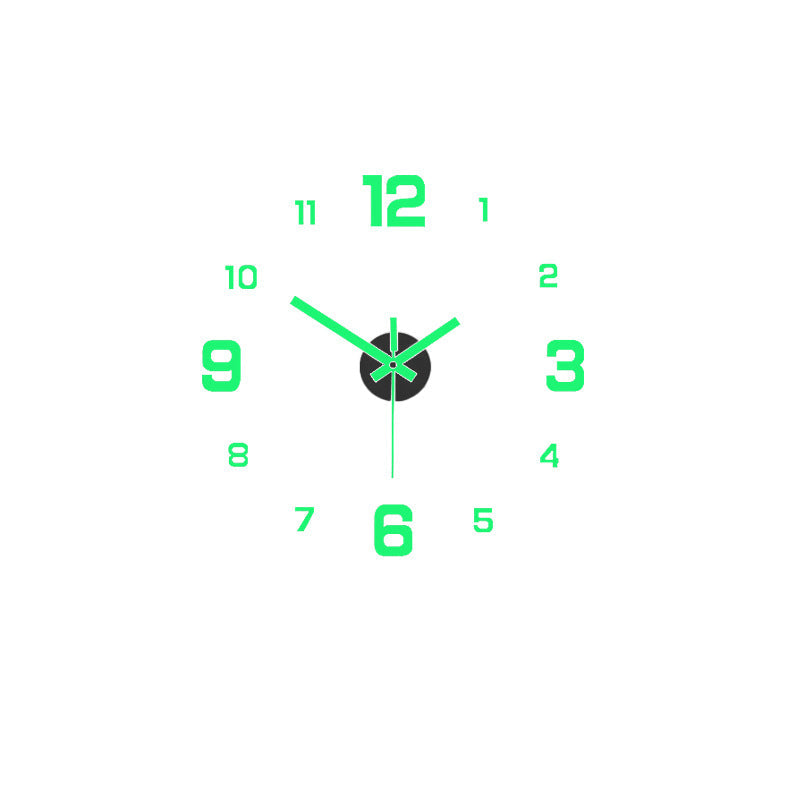 2026 HOT SALE50K+ SOLD!3D DIY Luminous Acrylic Wall Clock Set