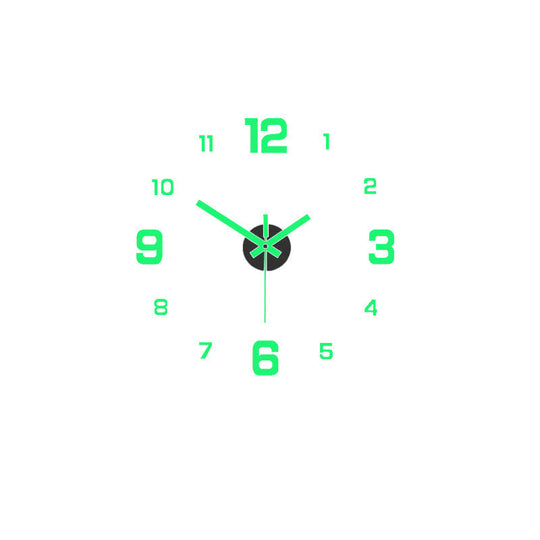2026 HOT SALE50K+ SOLD!3D DIY Luminous Acrylic Wall Clock Set