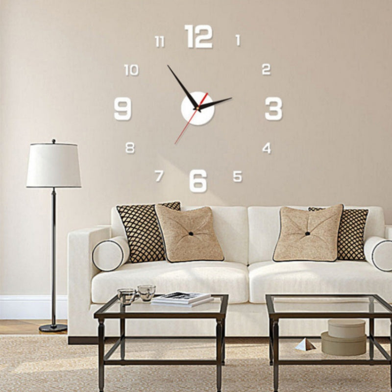 2026 HOT SALE50K+ SOLD!3D DIY Luminous Acrylic Wall Clock Set