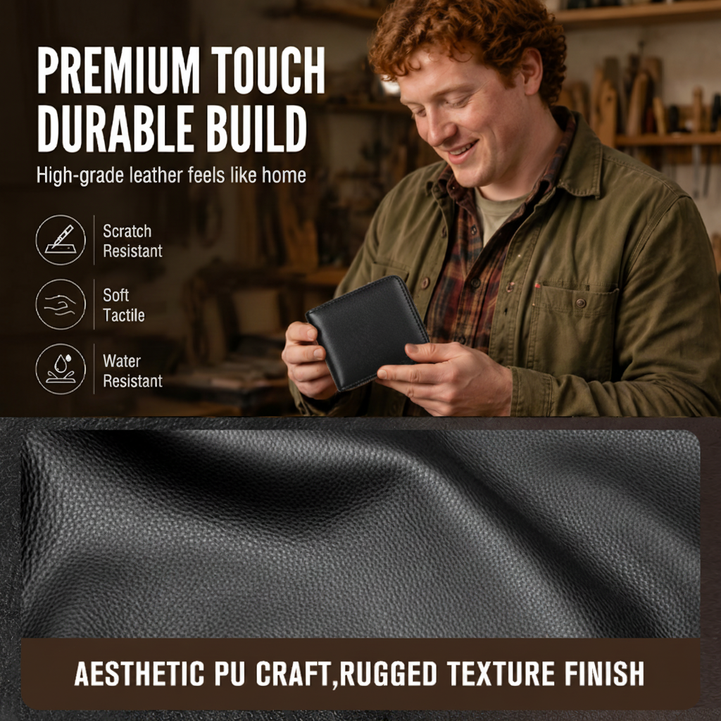 💳Multifunctional Card Holder with RFID Slot for Multiple Purposes