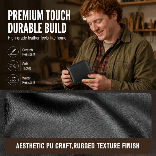 💳Multifunctional Card Holder with RFID Slot for Multiple Purposes