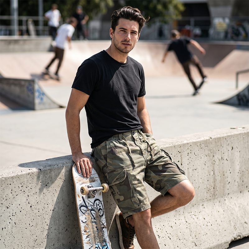 🩳 LIMITED-TIME 50% OFF! ✨ Men's Casual Relaxed Fit Cargo Shorts – Multi-Pockets, Breathable, Rugged 🌲