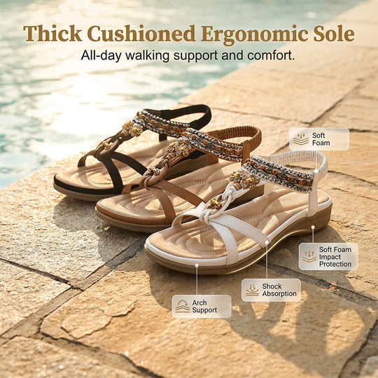 👡 Women‘s Comfortable Bohemian Flat Sandals