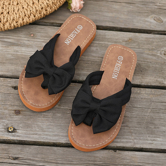 👡🎀 Elegant Retro Bow Flat Sandals – 50% OFF! Vintage charm, cushioned comfort, chic bow detail – step into effortless style. ✨