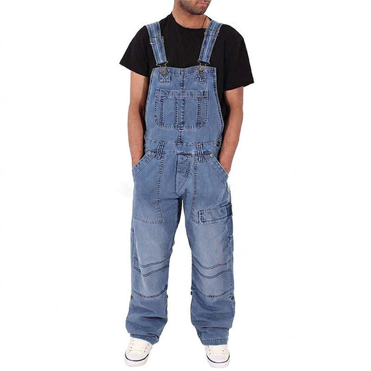 👖Men's Classic Fit Denim Overalls– Comfy, Practical & Effortlessly Stylish✨