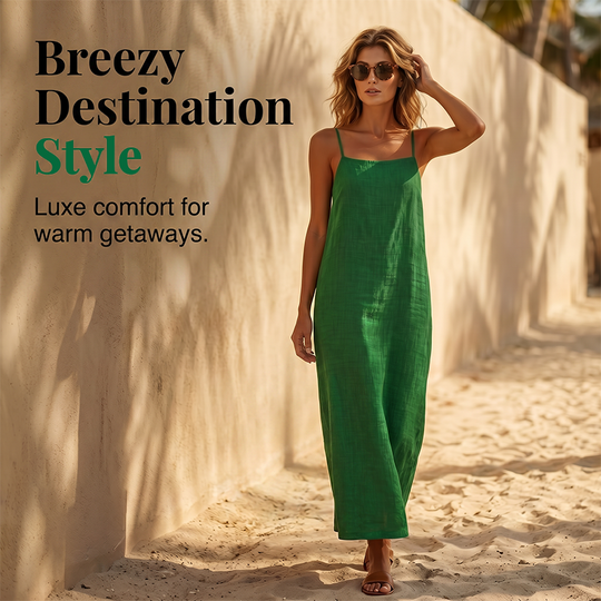 ⏳Time-Limited Special⏰Women's Casual Solid Color Slip Dress
