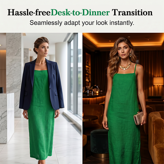 ⏳Time-Limited Special⏰Women's Casual Solid Color Slip Dress