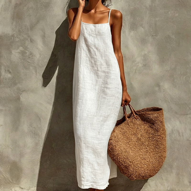 ⏳Time-Limited Special⏰Women's Casual Solid Color Slip Dress