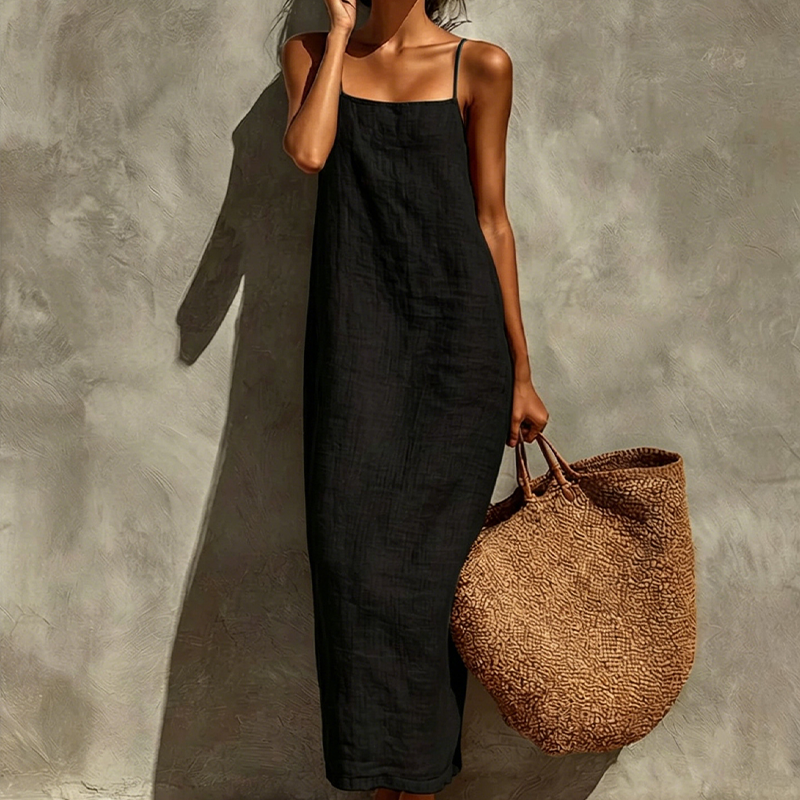 ⏳Time-Limited Special⏰Women's Casual Solid Color Slip Dress