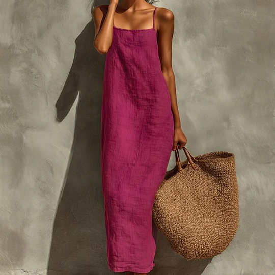 ⏳Time-Limited Special⏰Women's Casual Solid Color Slip Dress
