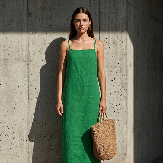 ⏳Time-Limited Special⏰Women's Casual Solid Color Slip Dress