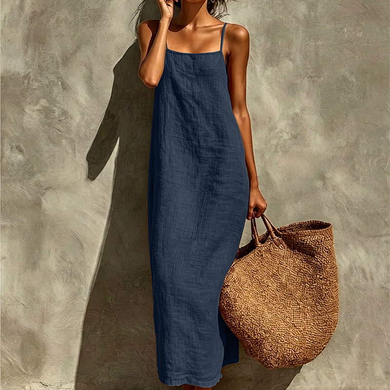 ⏳Time-Limited Special⏰Women's Casual Solid Color Slip Dress