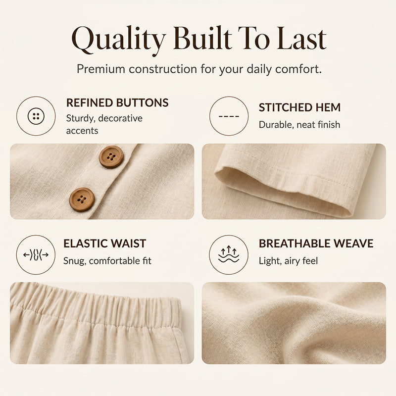 📢📢 LIMITED-TIME 50% OFF! ⏰☁️All-Season Casual Outfit Hot Sale👖2-Piece Loungewear Set✨Loose Soft Top + Elastic Waist Trousers Separable Matching Co-ord For Daily Holiday Office