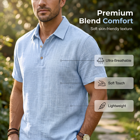 👕Men Summer Linen Set Loose Shirt and Cargo Shorts Two Piece Outfit