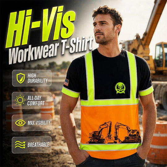 🎉 50% OFF! 🚧 Viral Hi-Vis Tee – Safety Never Looked So Bold ☀️