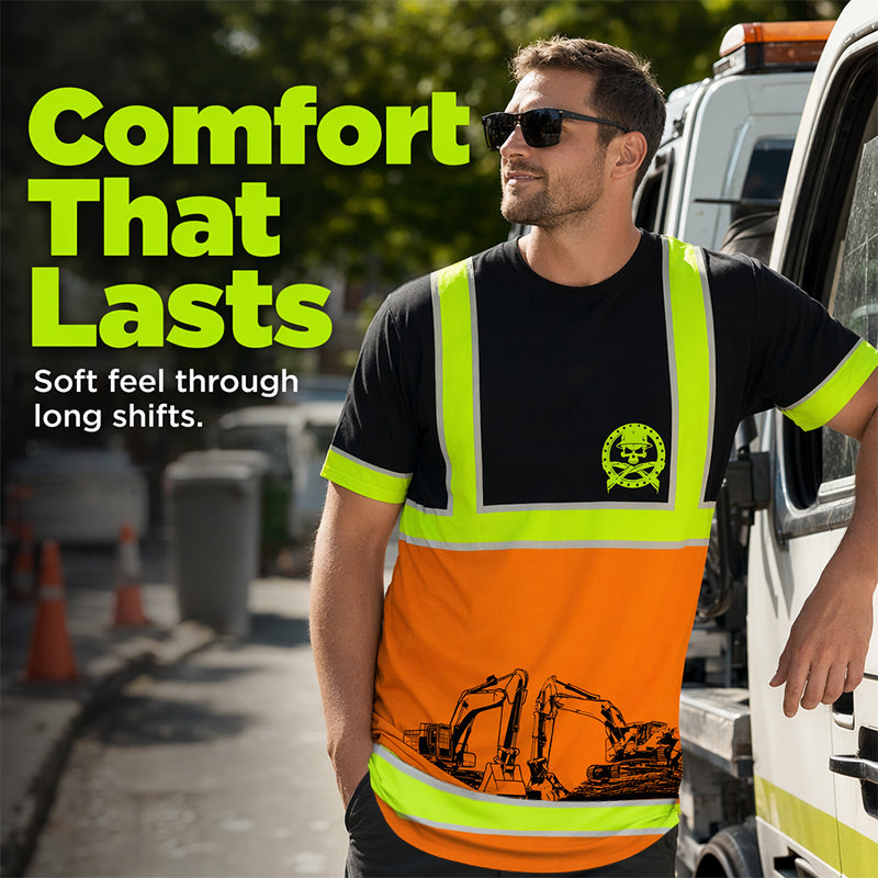🎉 50% OFF! 🚧 Viral Hi-Vis Tee – Safety Never Looked So Bold ☀️