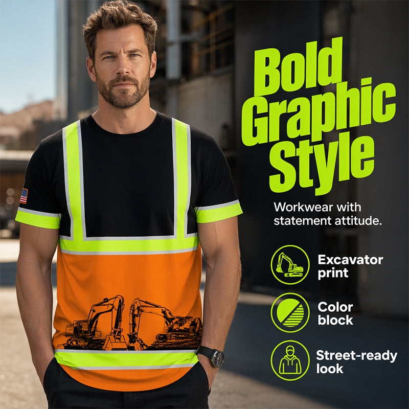 🎉 50% OFF! 🚧 Viral Hi-Vis Tee – Safety Never Looked So Bold ☀️