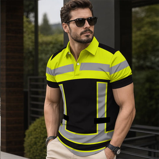👕Men's High Visibility Reflective Short Sleeve Shirt