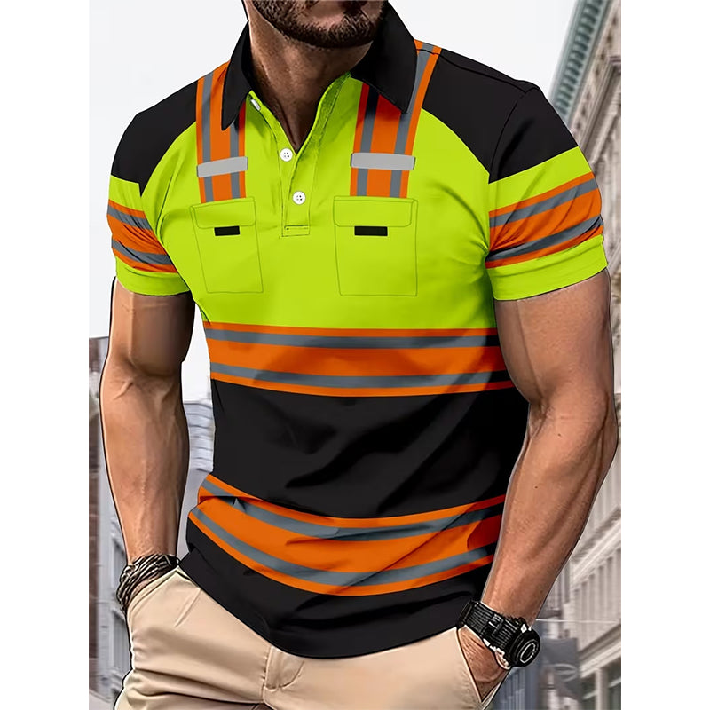 👕Men's High Visibility Reflective Short Sleeve Shirt