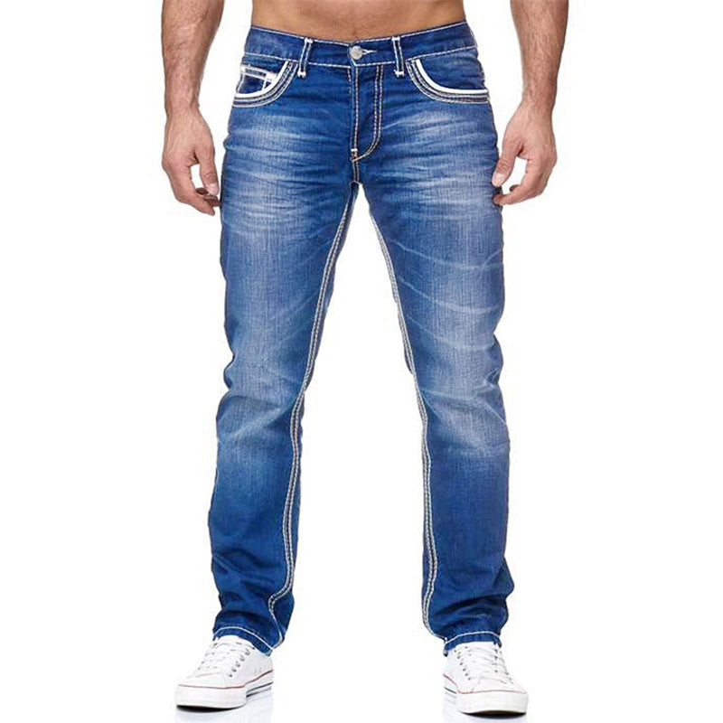 👖LIMITED-TIME 50% OFF! 🔥 Men’s High Stretch Double Stitched Jeans – Flexible Comfort, Reinforced Seams and Classic Five Pocket Style