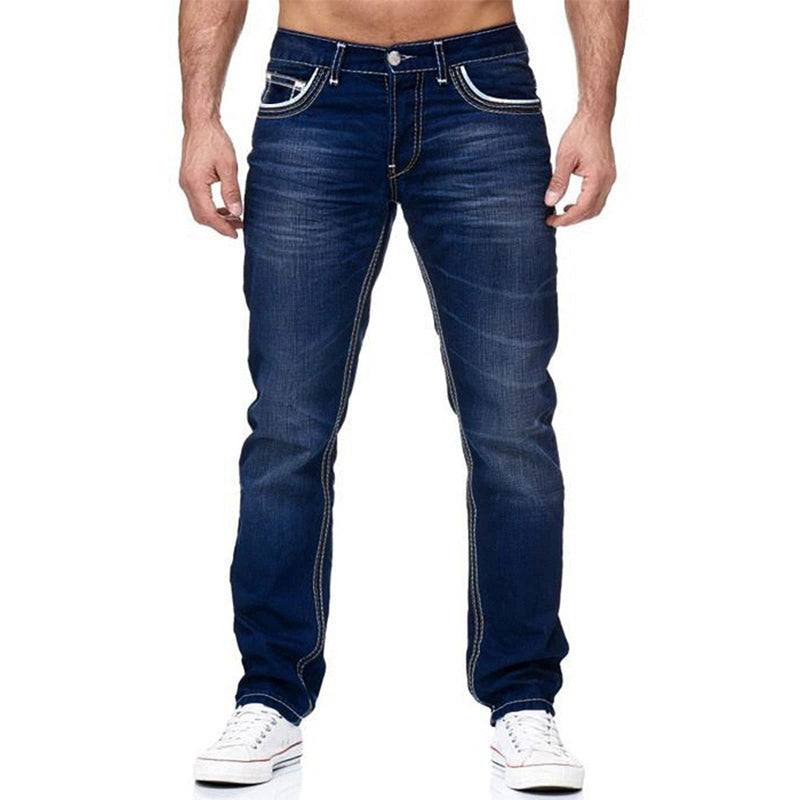 👖LIMITED-TIME 50% OFF! 🔥 Men’s High Stretch Double Stitched Jeans – Flexible Comfort, Reinforced Seams and Classic Five Pocket Style