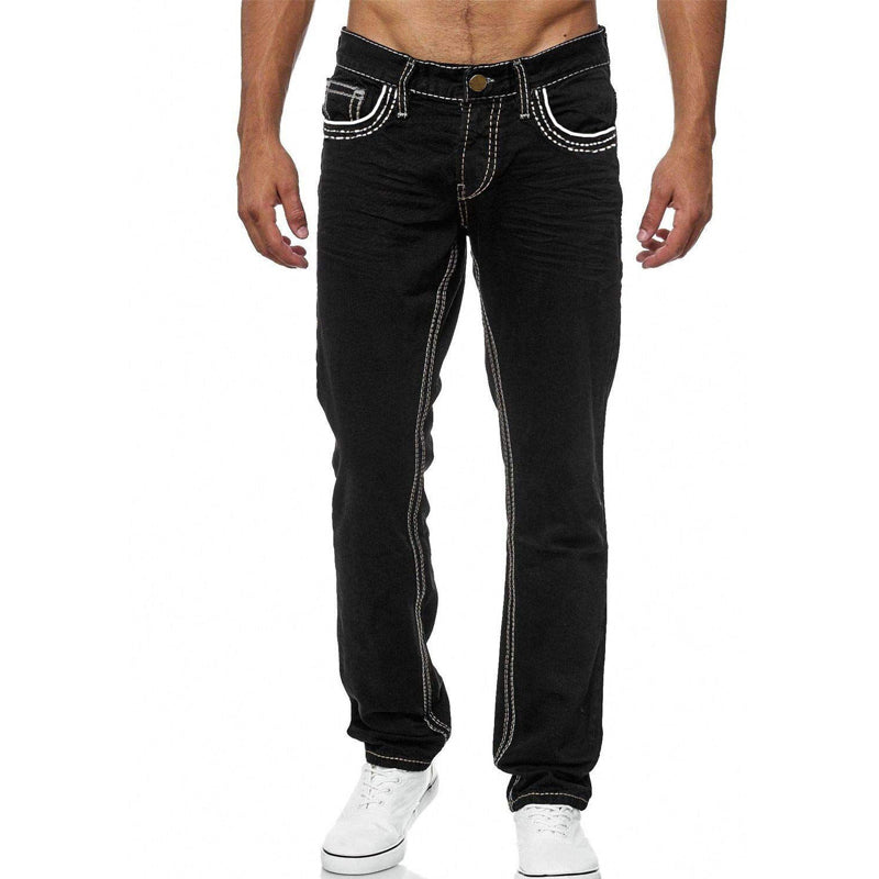 👖LIMITED-TIME 50% OFF! 🔥 Men’s High Stretch Double Stitched Jeans – Flexible Comfort, Reinforced Seams and Classic Five Pocket Style