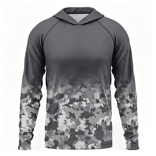 Men's Sun Protection Long Sleeve Lure Fishing Jersey