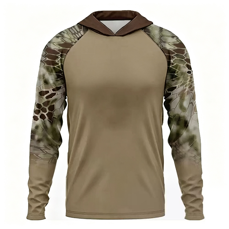 Men's Sun Protection Long Sleeve Lure Fishing Jersey