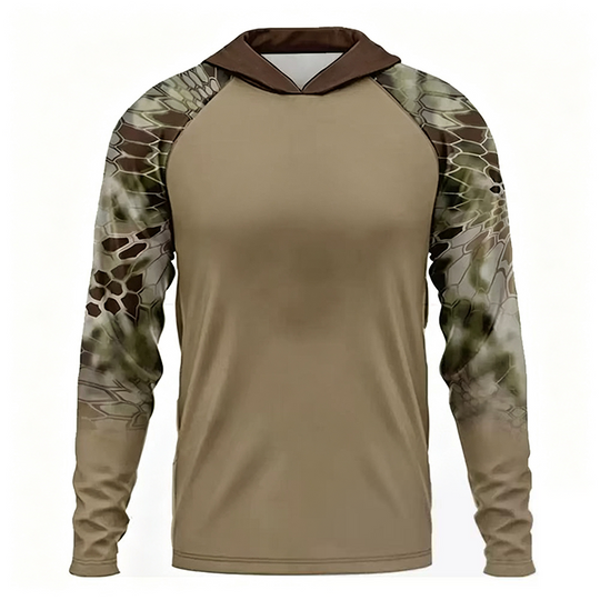 Men's Sun Protection Long Sleeve Lure Fishing Jersey