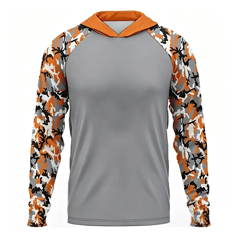 Men's Sun Protection Long Sleeve Lure Fishing Jersey
