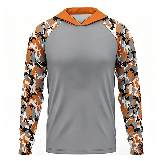 Men's Sun Protection Long Sleeve Lure Fishing Jersey