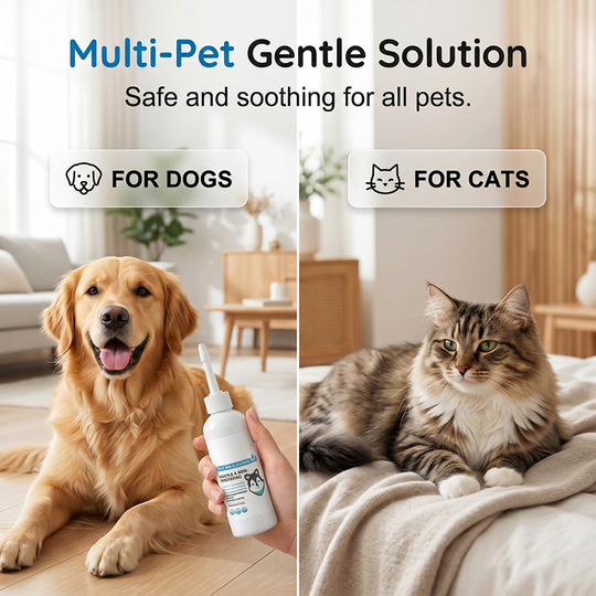 Gentle Pet Ear Cleaner for Cats and Dogs 120ml