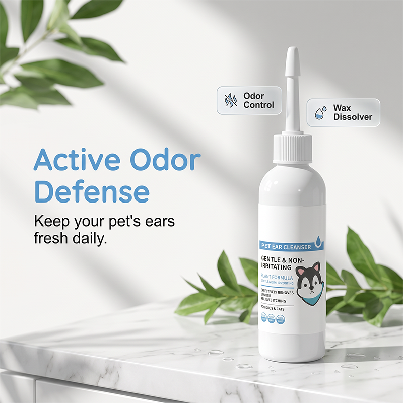 Gentle Pet Ear Cleaner for Cats and Dogs 120ml