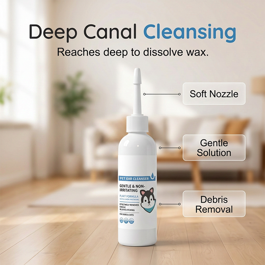 Gentle Pet Ear Cleaner for Cats and Dogs 120ml