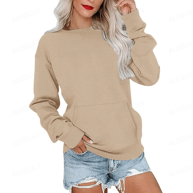 Women's Casual Oversized Crewneck Sweatshirt 👕 Cosy, Roomie & Made for Laid-Back Days ✨